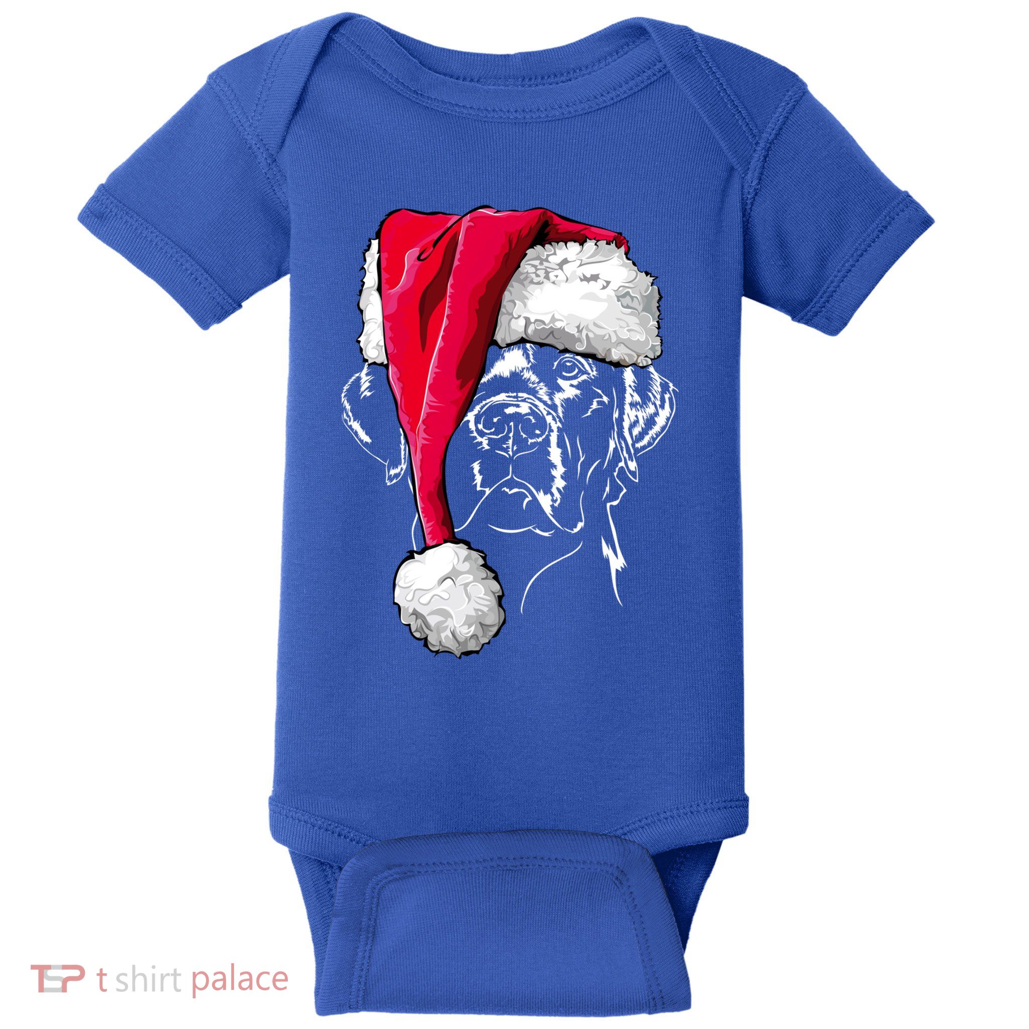 Funny Labrador Retriever Santa Christmas Dog Lab Mom Gift Baby Bodysuit