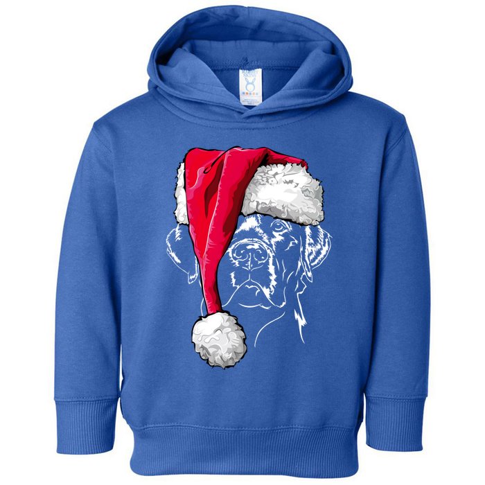 Funny Labrador Retriever Santa Christmas Dog Lab Mom Gift Toddler Hoodie