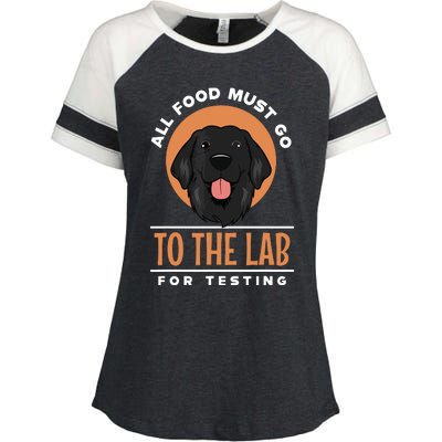 Funny Labrador Retriever Black Lab Fetch Dog Pet Lover Gifts Enza Ladies Jersey Colorblock Tee