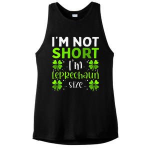 Funny Leprechaun Size St Patricks Day For & Women Ladies PosiCharge Tri-Blend Wicking Tank