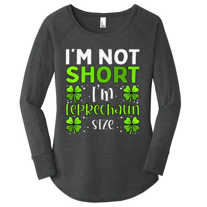 Funny Leprechaun Size St Patricks Day For & Women Women's Perfect Tri Tunic Long Sleeve Shirt