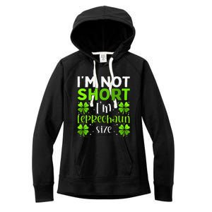 Funny Leprechaun Size St Patricks Day For & Women Women's Fleece Hoodie