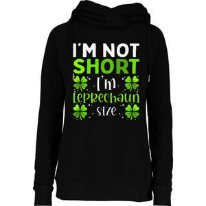 Funny Leprechaun Size St Patricks Day For & Women Womens Funnel Neck Pullover Hood