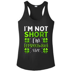 Funny Leprechaun Size St Patricks Day For & Women Ladies PosiCharge Competitor Racerback Tank