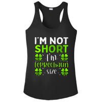 Funny Leprechaun Size St Patricks Day For & Women Ladies PosiCharge Competitor Racerback Tank