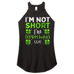 Funny Leprechaun Size St Patricks Day For & Women Women's Perfect Tri Rocker Tank