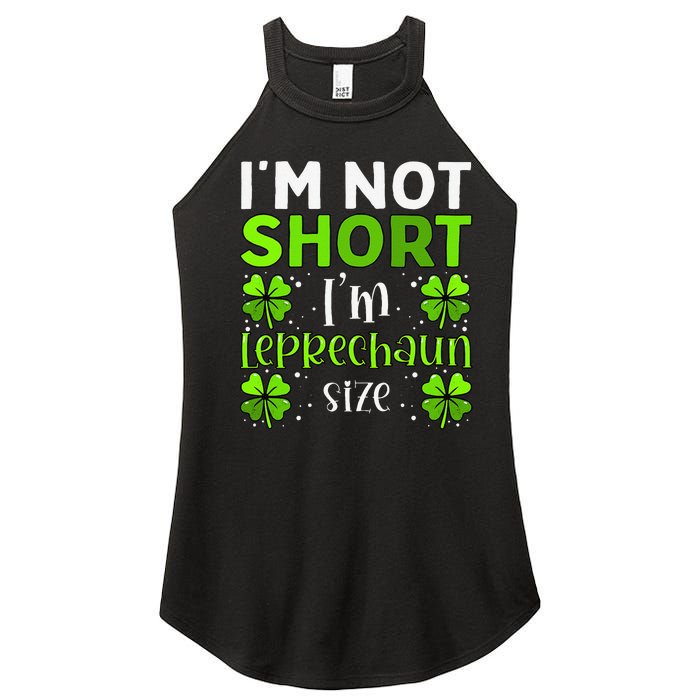 Funny Leprechaun Size St Patricks Day For & Women Women's Perfect Tri Rocker Tank