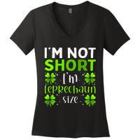 Funny Leprechaun Size St Patricks Day For & Women Women's V-Neck T-Shirt