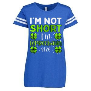 Funny Leprechaun Size St Patricks Day For & Women Enza Ladies Jersey Football T-Shirt