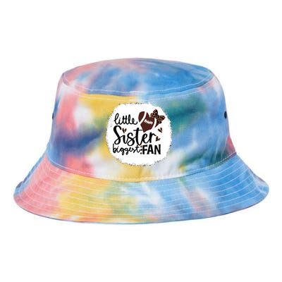 Football Little Sister Biggest Fan Shirts Football Sister Tie Dye Newport Bucket Hat