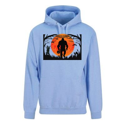 Funny Lonely Sasquatch Bigfoot Halloween Unisex Surf Hoodie