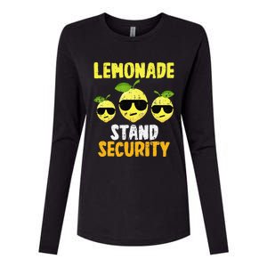 Funny Lemonade Stand Security Lemon Juice Sunglasses Womens Cotton Relaxed Long Sleeve T-Shirt