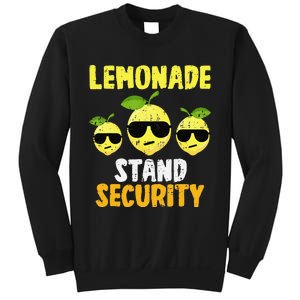 Funny Lemonade Stand Security Lemon Juice Sunglasses Sweatshirt