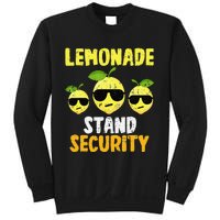 Funny Lemonade Stand Security Lemon Juice Sunglasses Sweatshirt