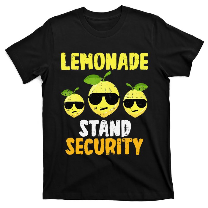 Funny Lemonade Stand Security Lemon Juice Sunglasses T-Shirt