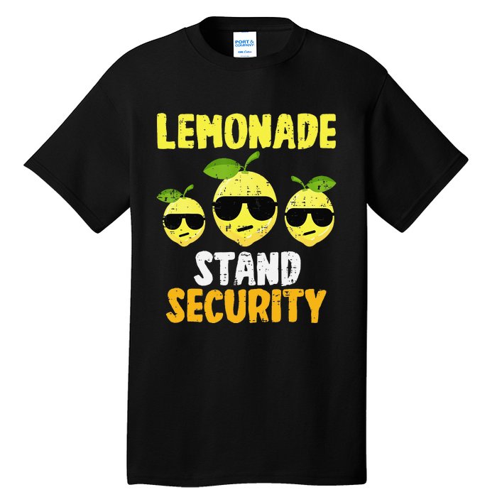 Funny Lemonade Stand Security Lemon Juice Sunglasses Tall T-Shirt