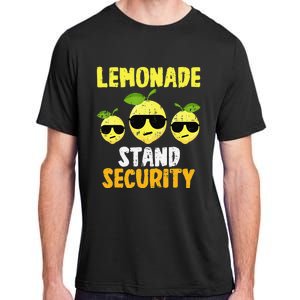 Funny Lemonade Stand Security Lemon Juice Sunglasses Adult ChromaSoft Performance T-Shirt