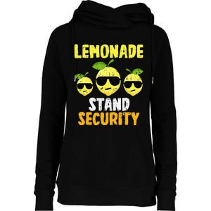 Funny Lemonade Stand Security Lemon Juice Sunglasses Womens Funnel Neck Pullover Hood