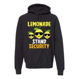 Funny Lemonade Stand Security Lemon Juice Sunglasses Premium Hoodie