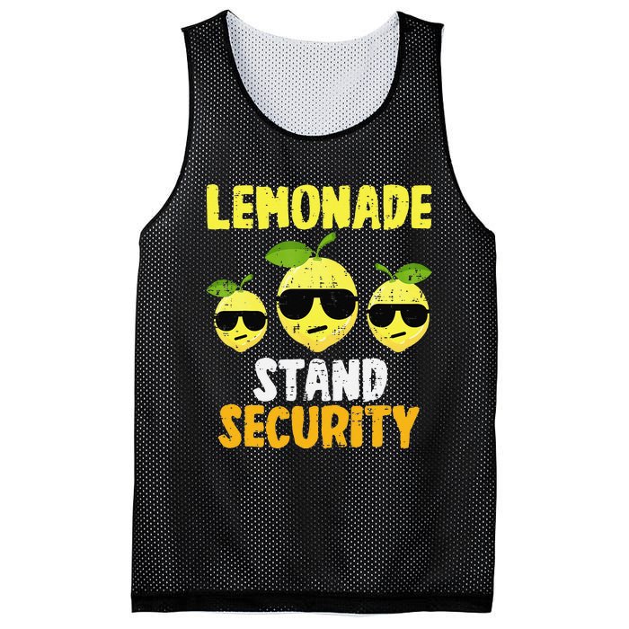 Funny Lemonade Stand Security Lemon Juice Sunglasses Mesh Reversible Basketball Jersey Tank