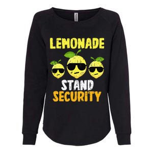 Funny Lemonade Stand Security Lemon Juice Sunglasses Womens California Wash Sweatshirt