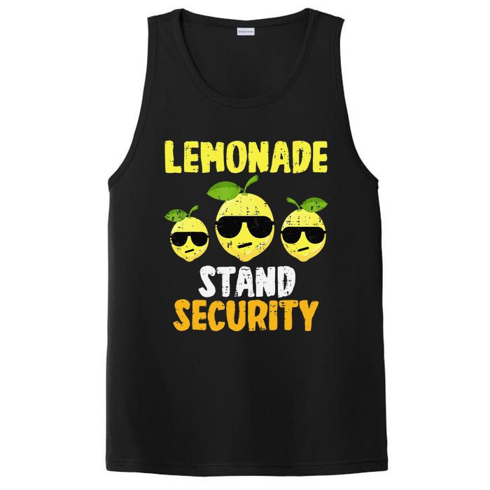 Funny Lemonade Stand Security Lemon Juice Sunglasses PosiCharge Competitor Tank