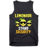 Funny Lemonade Stand Security Lemon Juice Sunglasses Tank Top