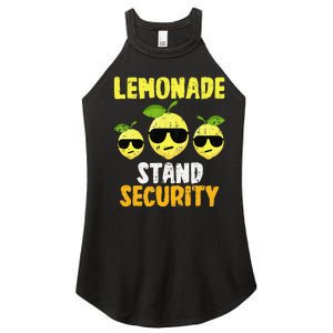 Funny Lemonade Stand Security Lemon Juice Sunglasses Women's Perfect Tri Rocker Tank