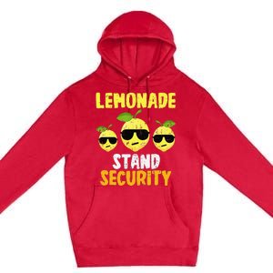 Funny Lemonade Stand Security Lemon Juice Sunglasses Premium Pullover Hoodie