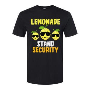 Funny Lemonade Stand Security Lemon Juice Sunglasses Softstyle CVC T-Shirt