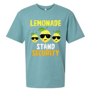 Funny Lemonade Stand Security Lemon Juice Sunglasses Sueded Cloud Jersey T-Shirt