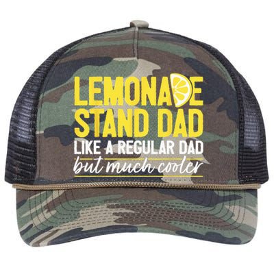 Family Lemonade Stand Dad Retro Rope Trucker Hat Cap