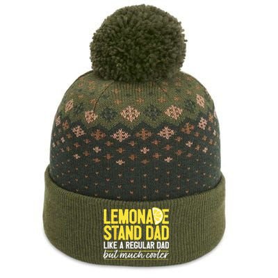 Family Lemonade Stand Dad The Baniff Cuffed Pom Beanie