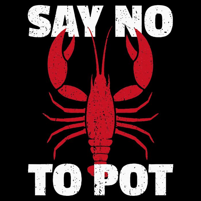 Funny Lobster Say No To Pot Lobster Impact Tech Backpack