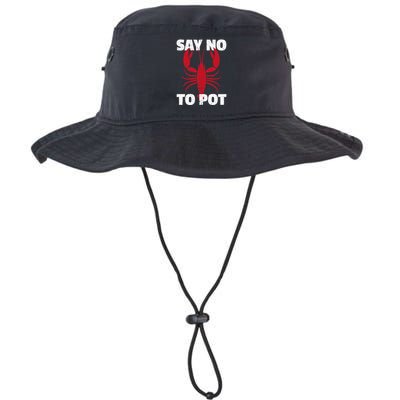 Funny Lobster Say No To Pot Lobster Bucket Hat