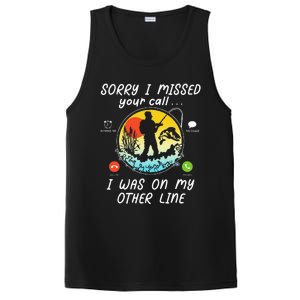 Fishing Lover Sorry I Missed Your Call On Other Line PosiCharge Competitor Tank