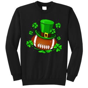 Football Leprechaun Shamrock Irish St Patricks Day Sweatshirt