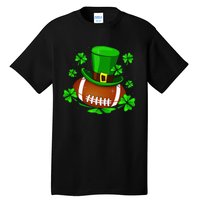 Football Leprechaun Shamrock Irish St Patricks Day Tall T-Shirt