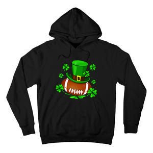 Football Leprechaun Shamrock Irish St Patricks Day Tall Hoodie