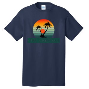 Fort Lauderdale Sunset Palm Trees Beach Tall T-Shirt