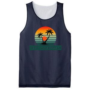 Fort Lauderdale Sunset Palm Trees Beach Mesh Reversible Basketball Jersey Tank