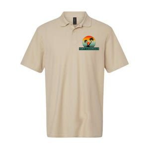 Fort Lauderdale Sunset Palm Trees Beach Softstyle Adult Sport Polo