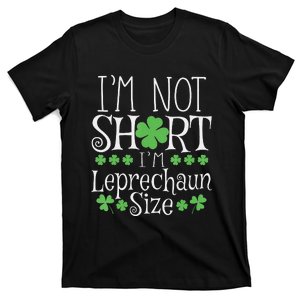 Funny Leprechaun Size St Patricks Day T-Shirt