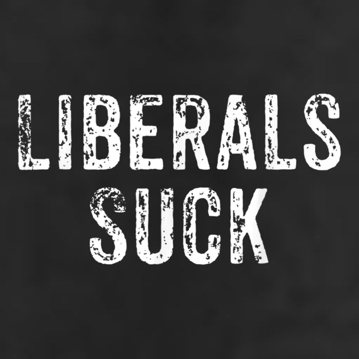 Funny Liberals Suck | Republican Conservatives 7 Panel Mesh Trucker Snapback Hat