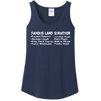 Famous Land Surveyor Gift Ladies Essential Tank