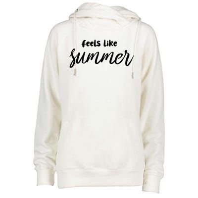 Feels Like Summer Womens Funnel Neck Pullover Hood