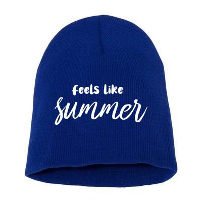 Feels Like Summer Short Acrylic Beanie