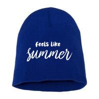 Feels Like Summer Short Acrylic Beanie