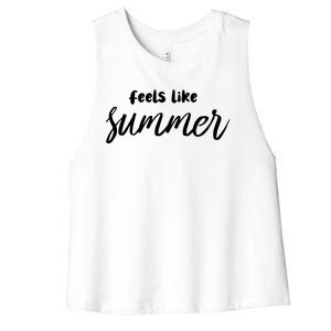 Feels Like Summer Women's Racerback Cropped Tank