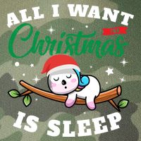 Funny Lazy Sloth All I Want For Christmas Is Sleep Funny Gift Legacy Tie Dye Trucker Hat